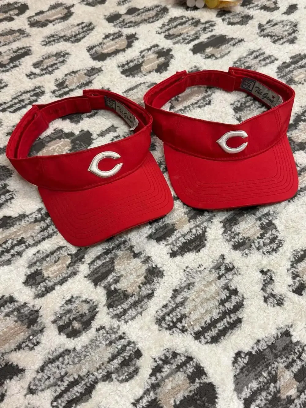 The Game Cincinnati Reds Adjustable Athletic Visor (Set of 2)